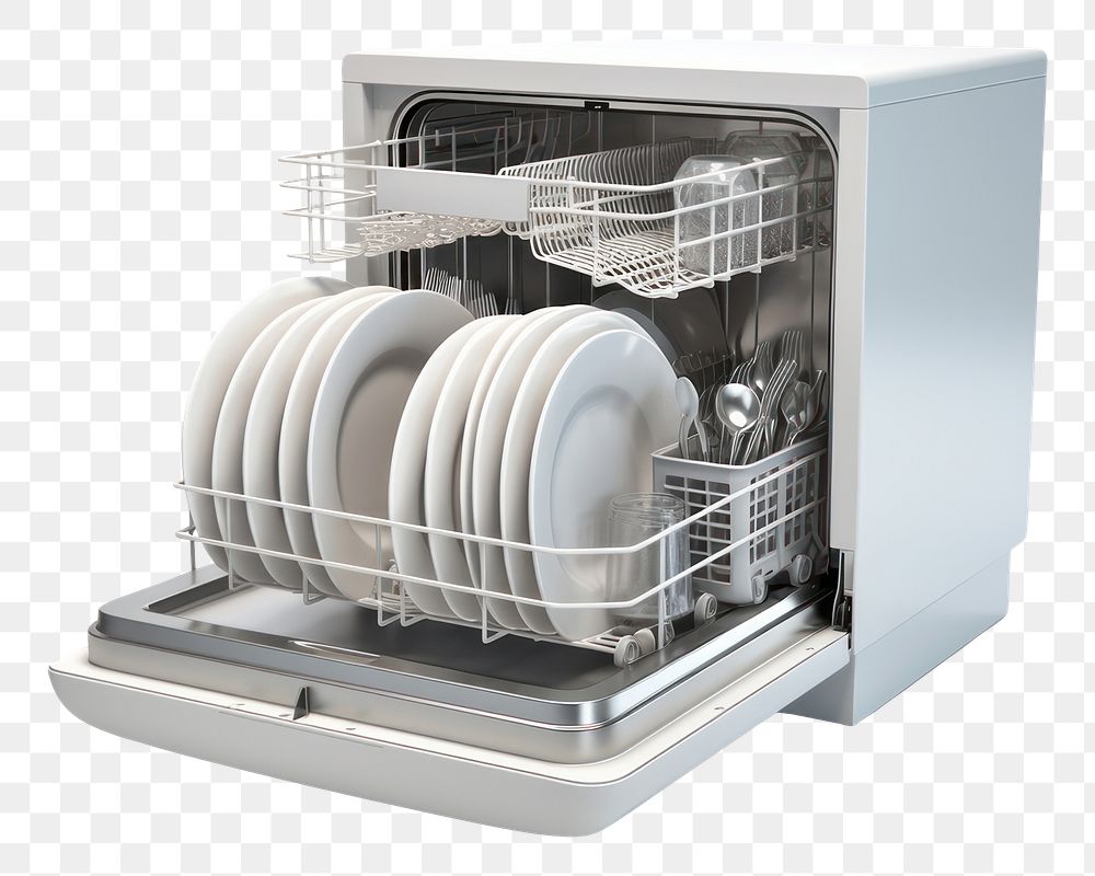 PNG  Dish Washing machine dishwasher appliance technology. AI generated Image by rawpixel.