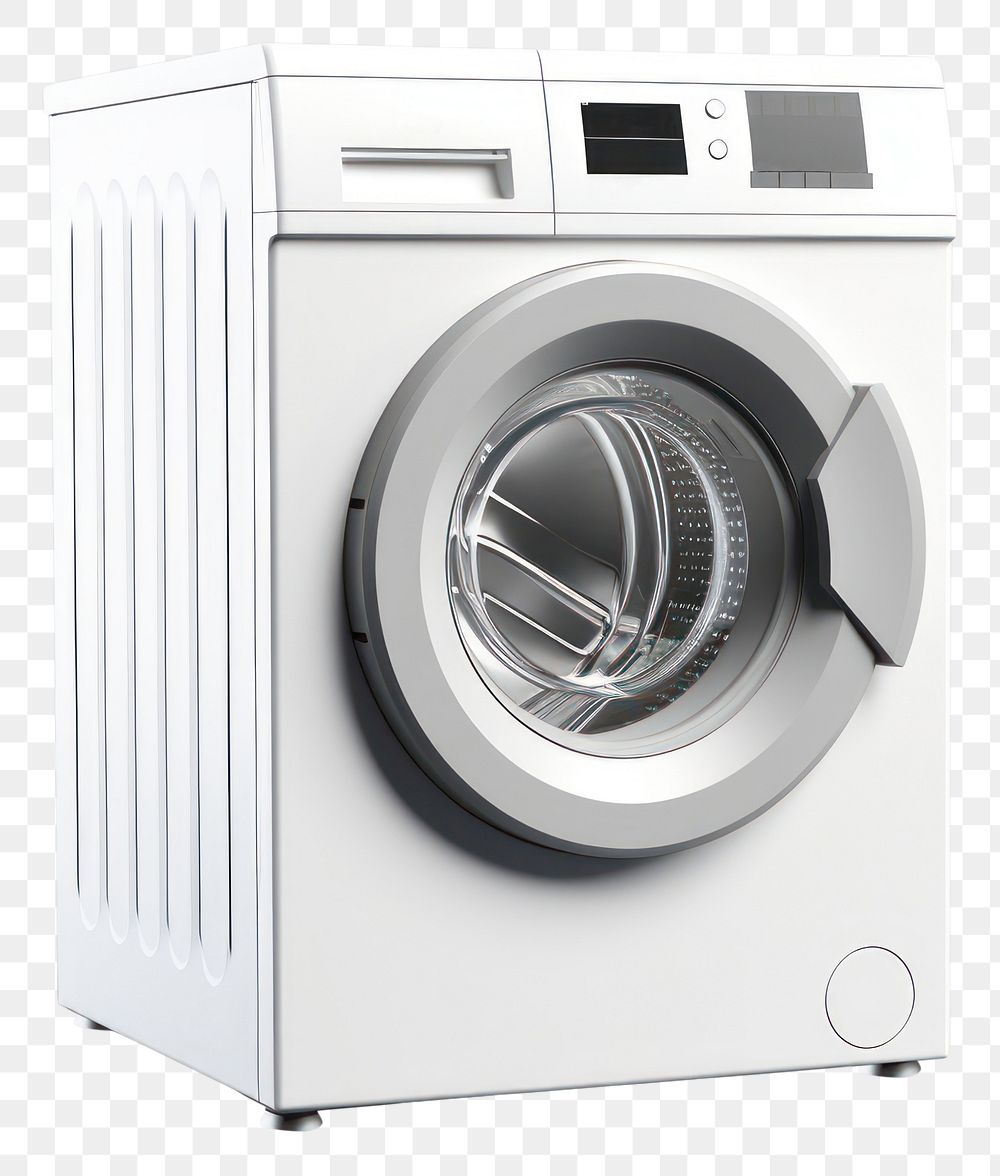 PNG  Washing machine appliance washing dryer. AI generated Image by rawpixel.
