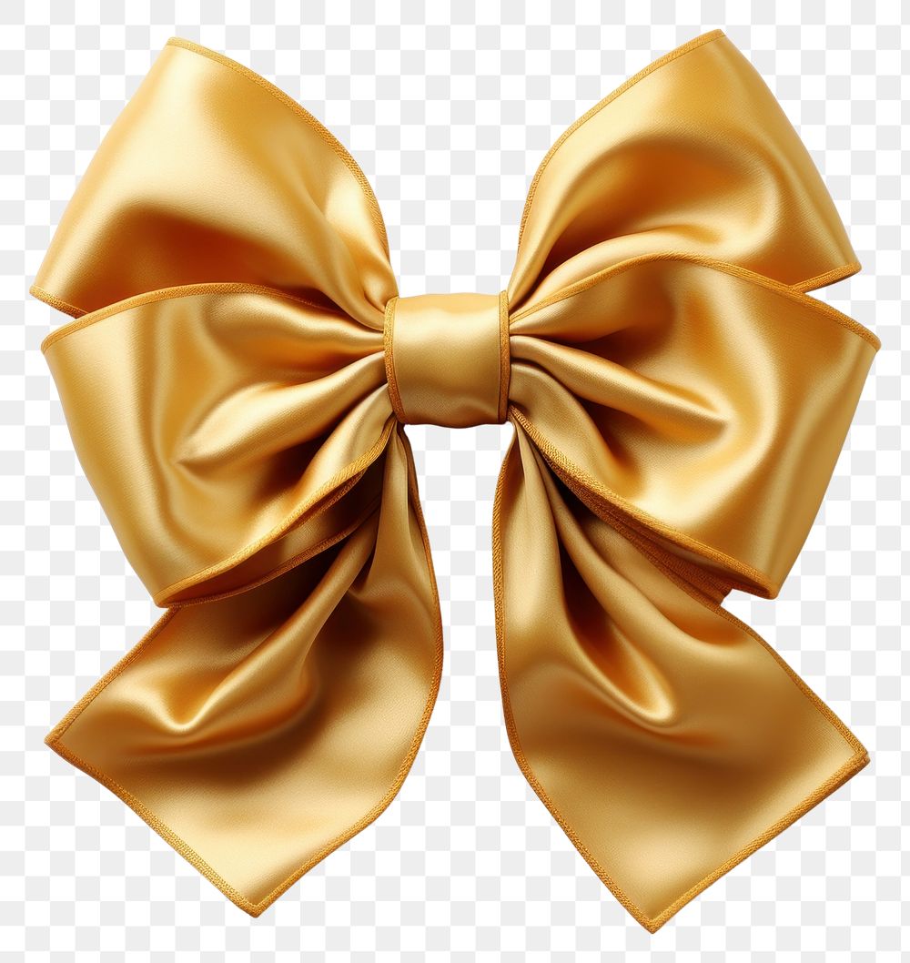 PNG Gold ribbon toy white background celebration accessories
