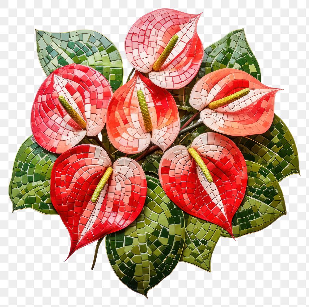 PNG Anthurium anthurium plant leaf. AI generated Image by rawpixel.