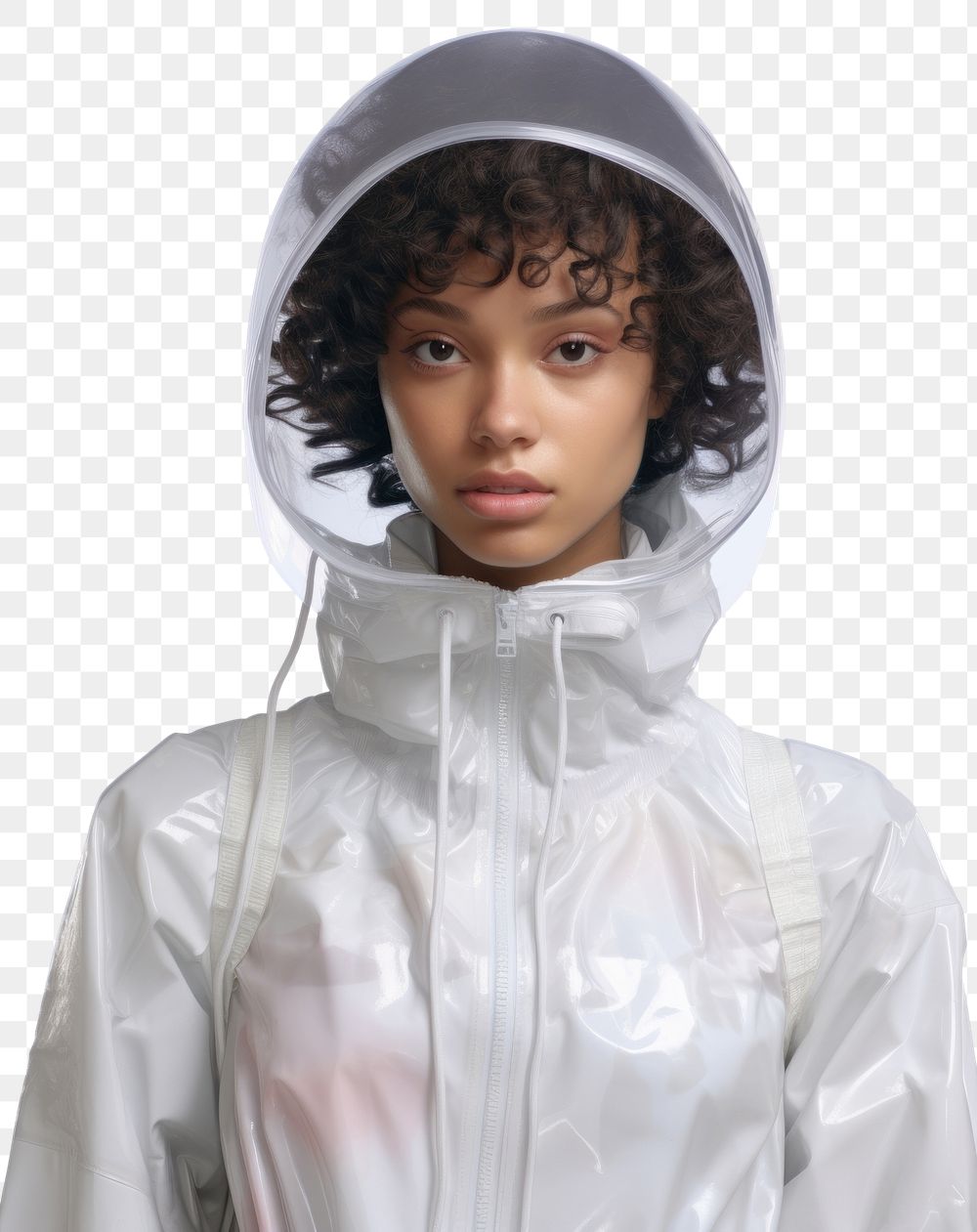 PNG Outfit portrait protection outerwear. AI generated Image by rawpixel.