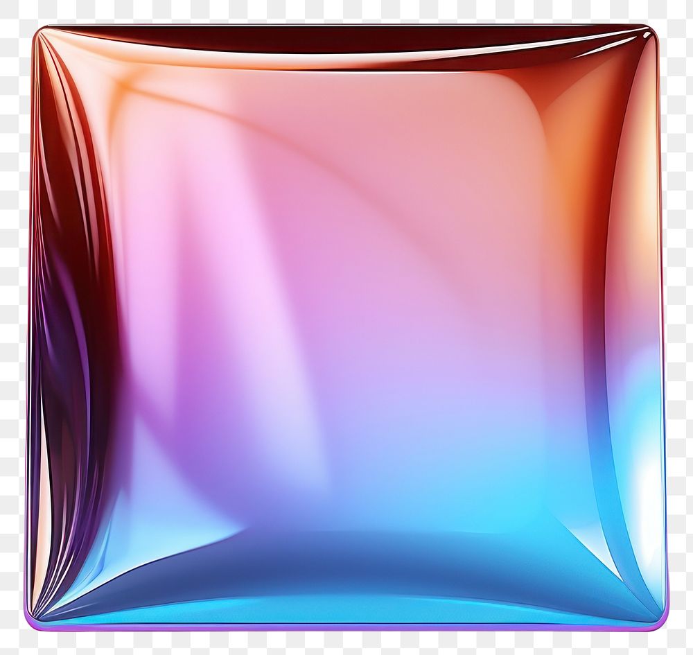 PNG Gradient holographic shape white background simplicity. AI generated Image by rawpixel.