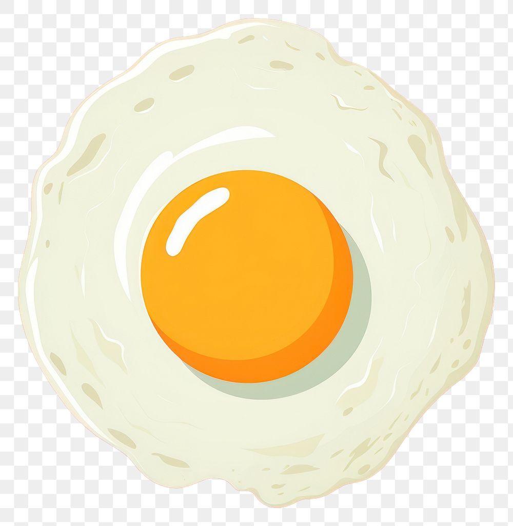 PNG Food egg breakfast circle. AI generated Image by rawpixel.