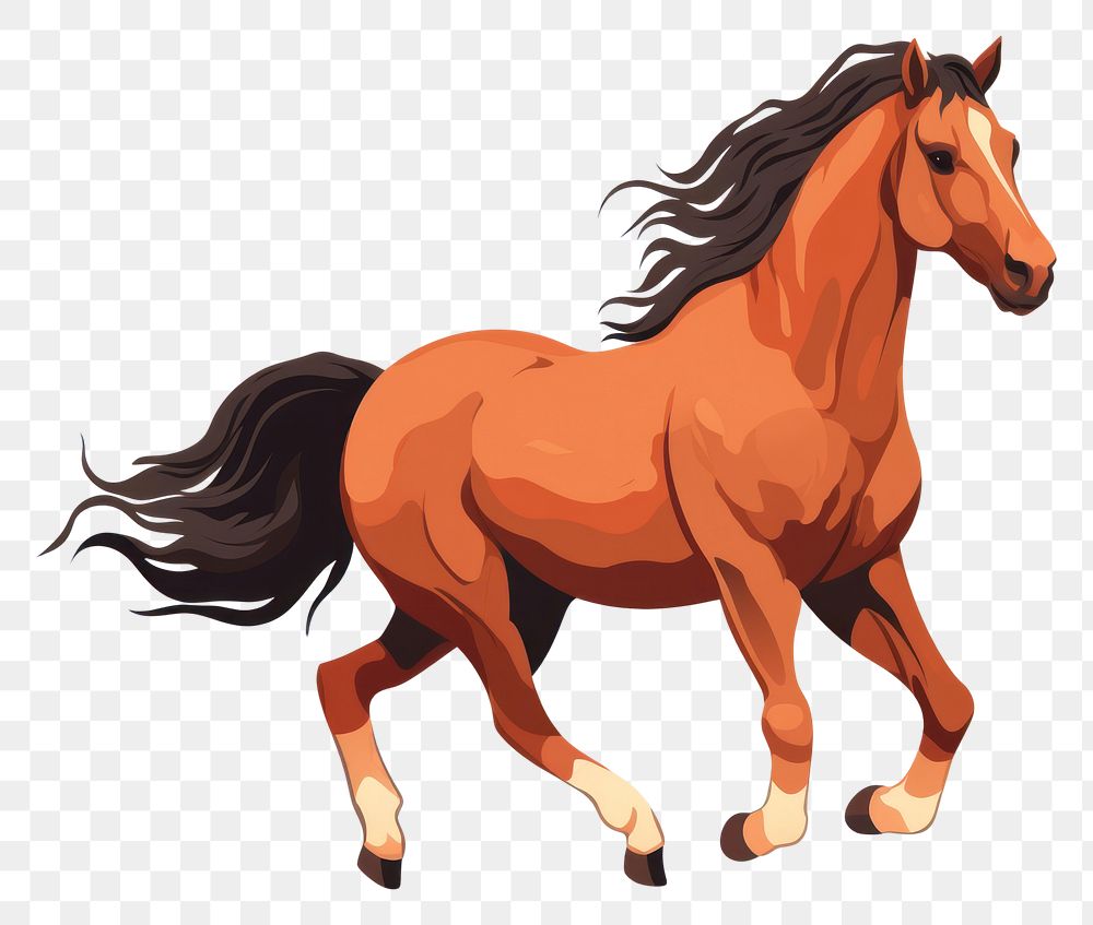 PNG Horse stallion animal mammal. AI generated Image by rawpixel.