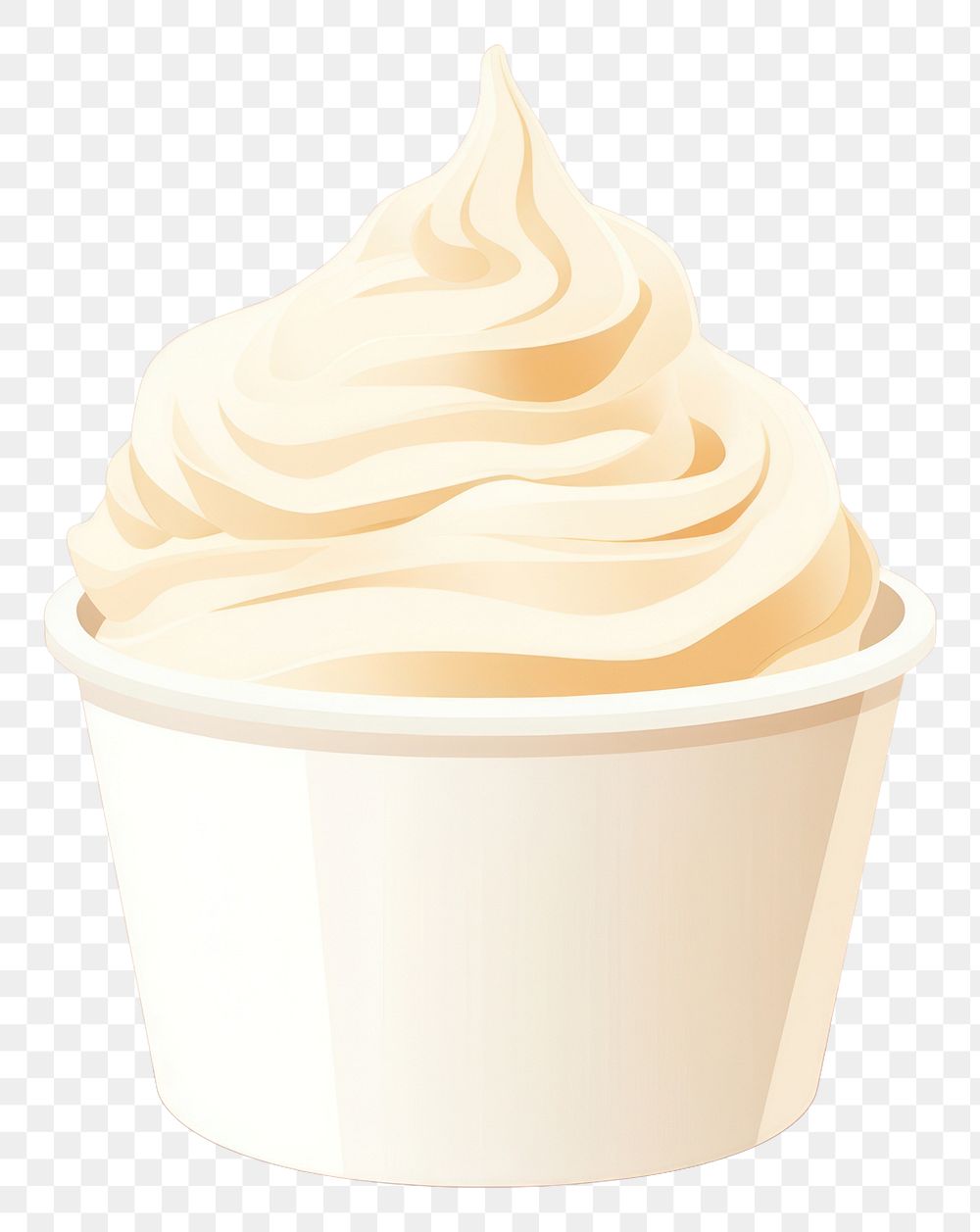 PNG Soft cream dessert food milkshake. AI generated Image by rawpixel.