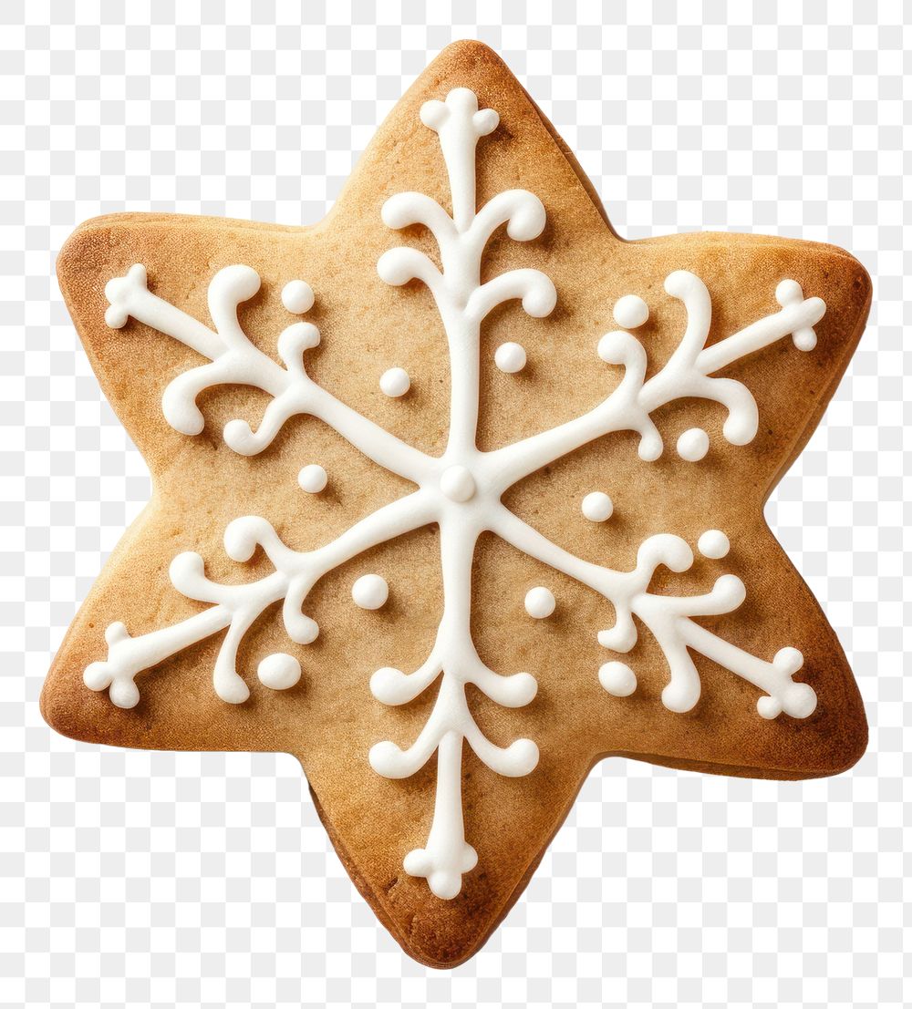 PNG 1 christmas cookie gingerbread dessert icing. AI generated Image by rawpixel.