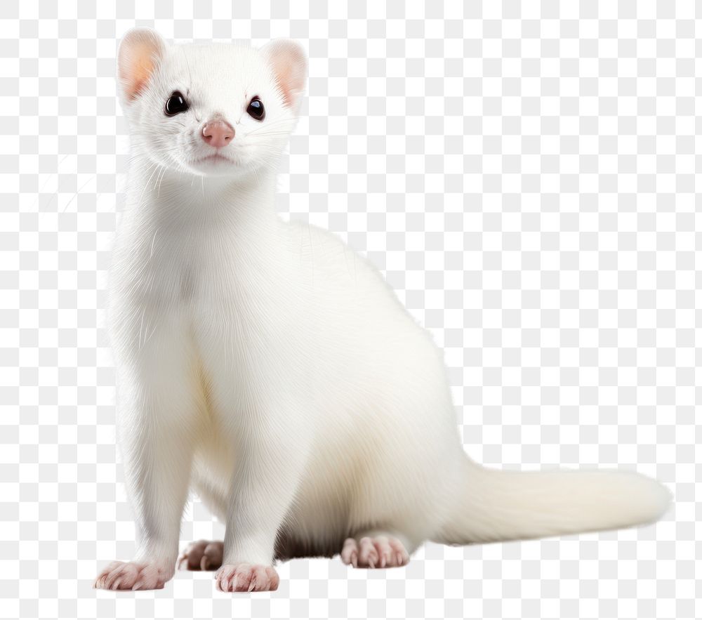 PNG Ermines wildlife animal mammal. AI generated Image by rawpixel.