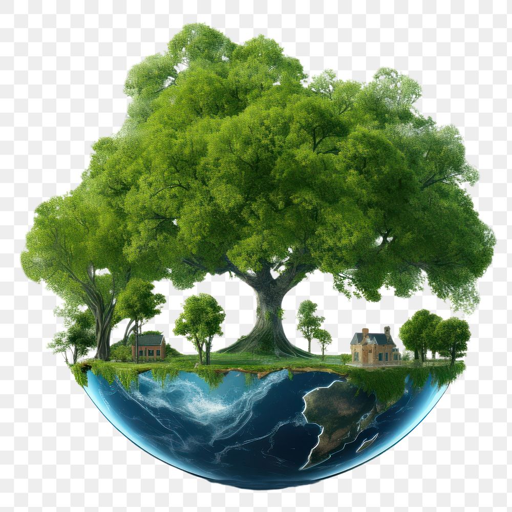 PNG Green tree outdoors planet. | Premium PNG - rawpixel