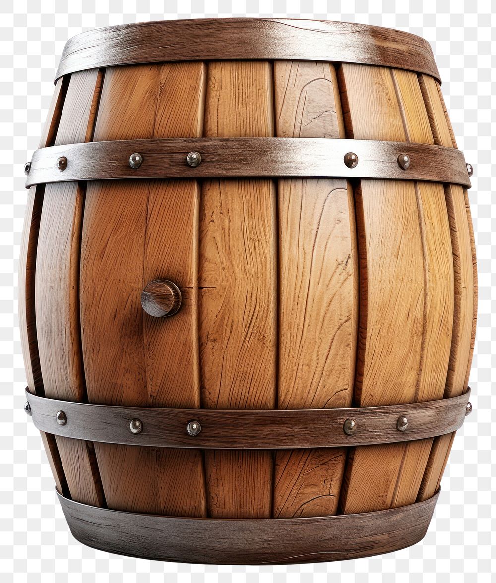 PNG Wooden barrel wood keg. AI generated Image by rawpixel.