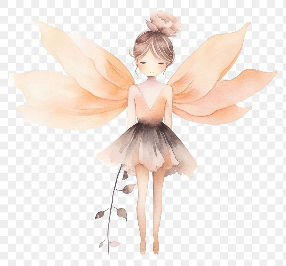 PNG Fairy angel representation creativity. AI generated Image by rawpixel.