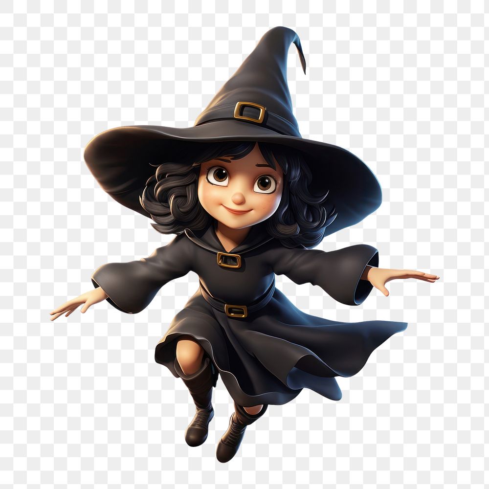 PNG Witch cartoon adult white background. AI generated Image by rawpixel.