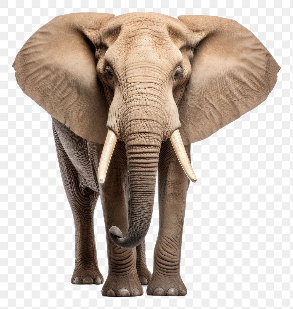 PNG Male elephant wildlife standing animal. AI generated Image by rawpixel.