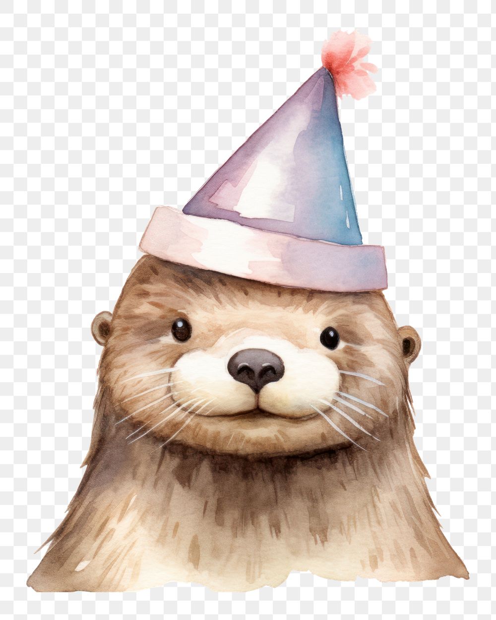 PNG Otter mammal animal party. AI generated Image by rawpixel.