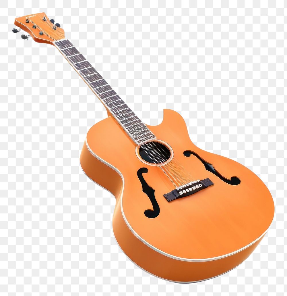 PNG Guitar white background performance string. AI generated Image by rawpixel.