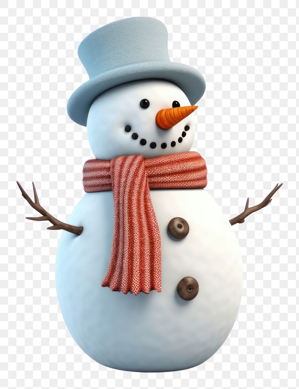 PNG Winter snowman white white background. AI generated Image by rawpixel.