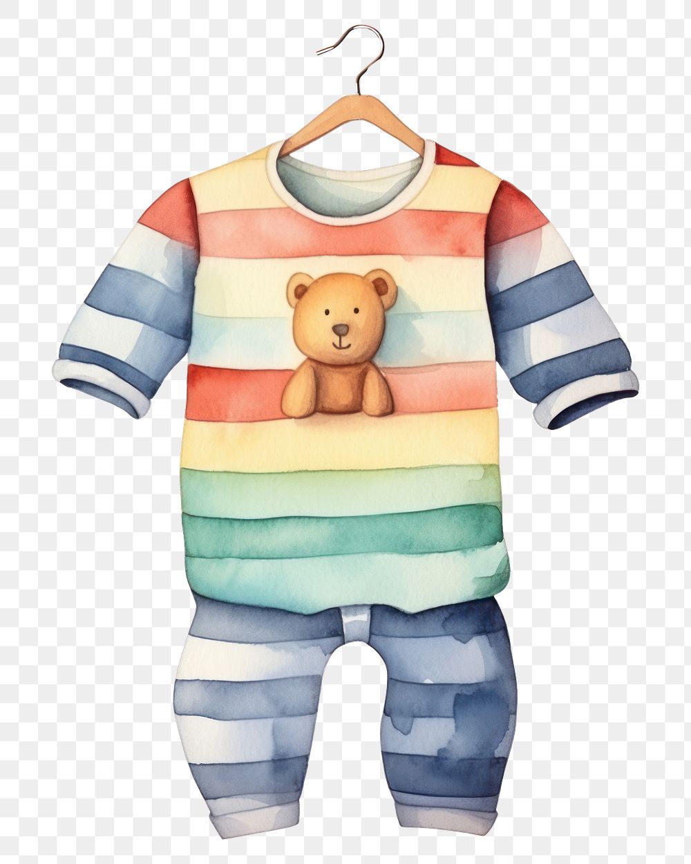 PNG Baby Clothe cartoon baby toy. 