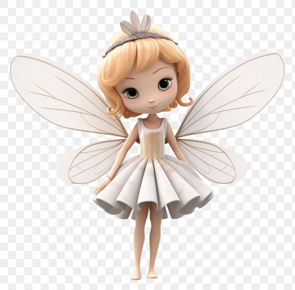 PNG Fairy cute doll toy. 