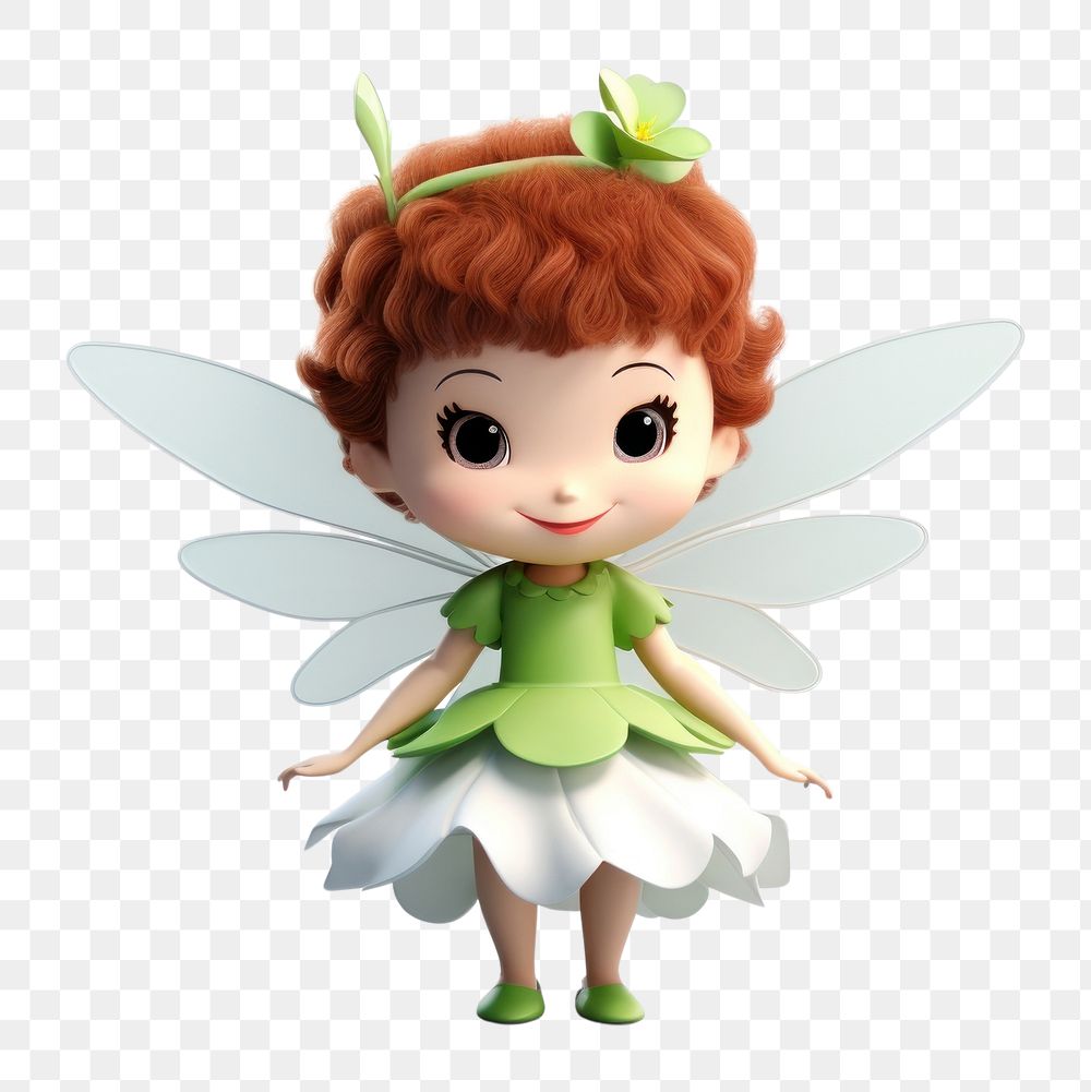 PNG Fairy cute doll toy. 