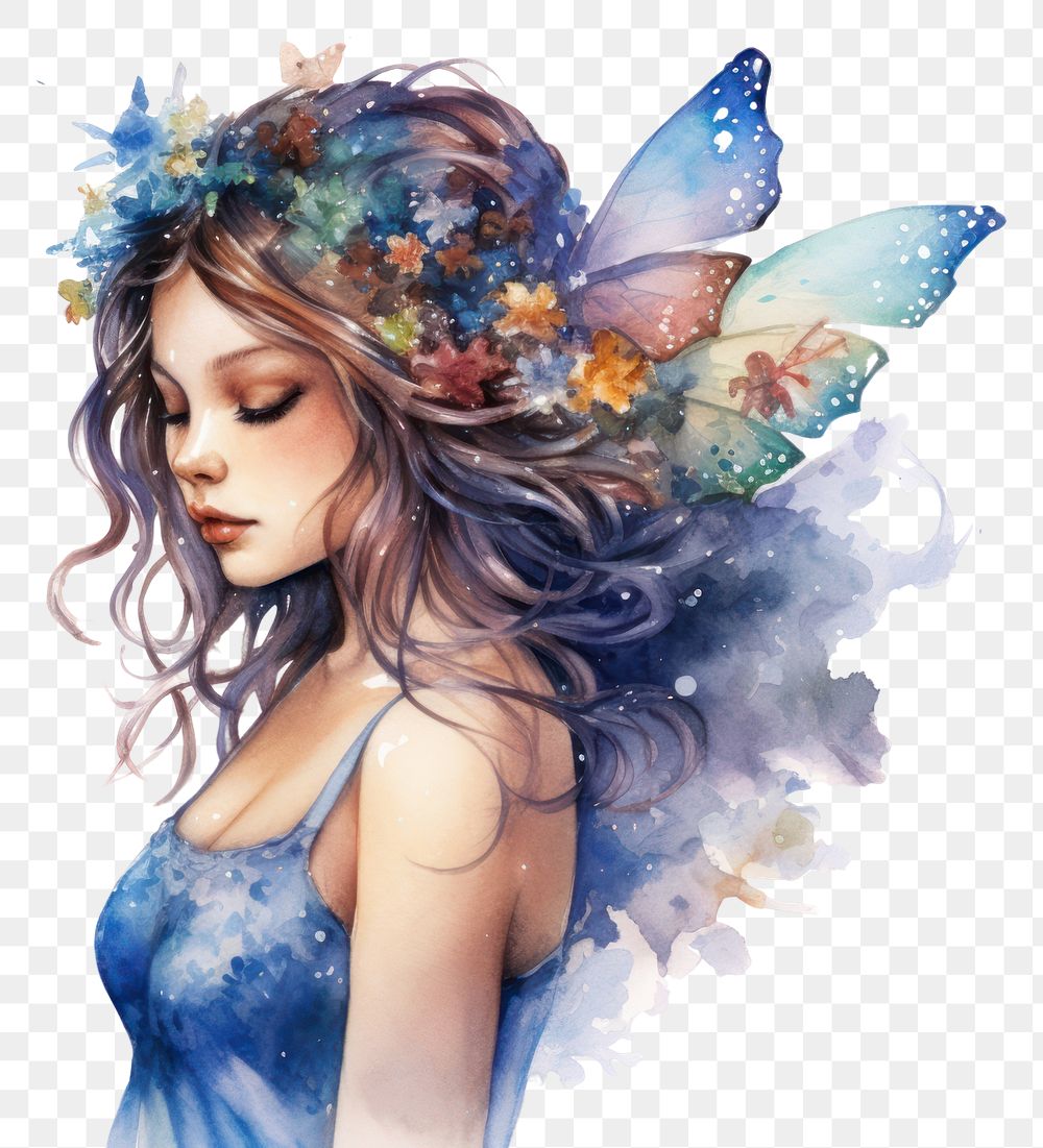 PNG Fairy portrait angel adult