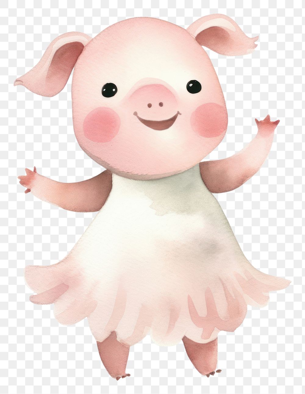 PNG Pig animal cartoon mammal. AI generated Image by rawpixel.