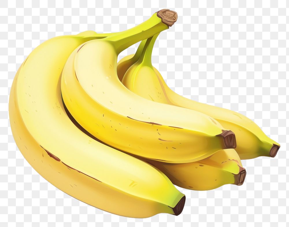 PNG Banana bunch fruit plant food. AI generated Image by rawpixel.