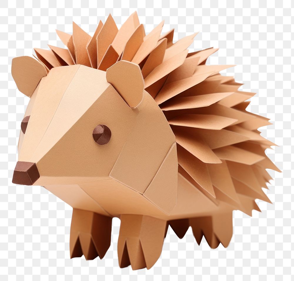 PNG Hedgehog paper mammal animal. AI generated Image by rawpixel.
