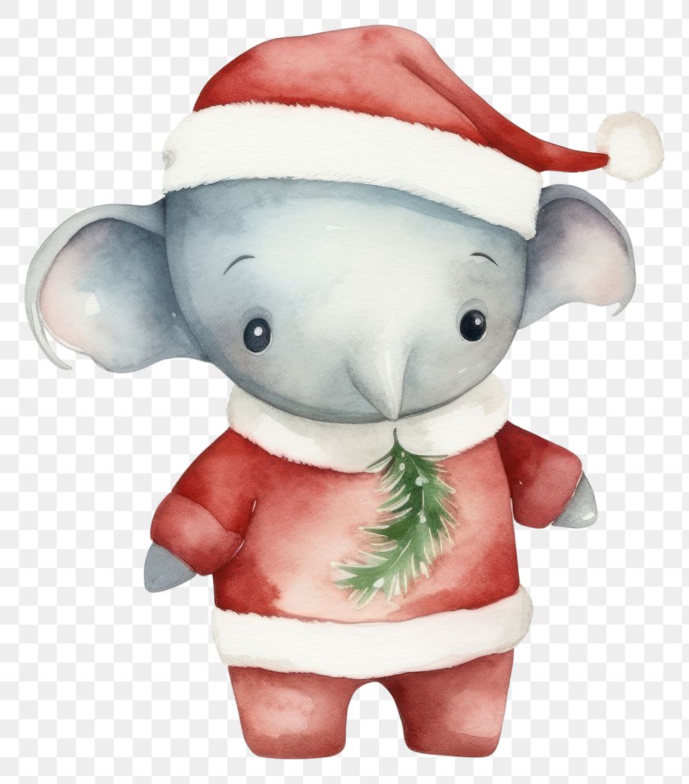 PNG Dolphin christmas cartoon cute toy. 