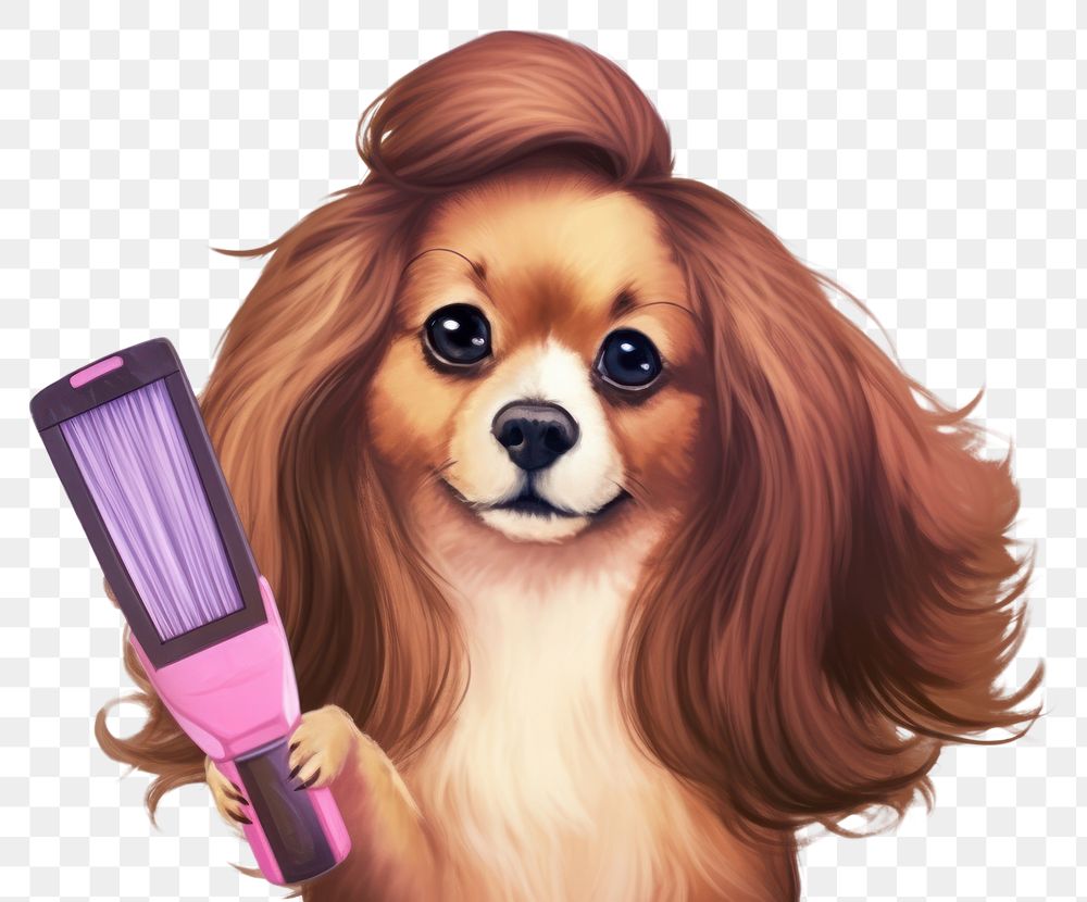 PNG Comb animal dog cartoon. AI generated Image by rawpixel.