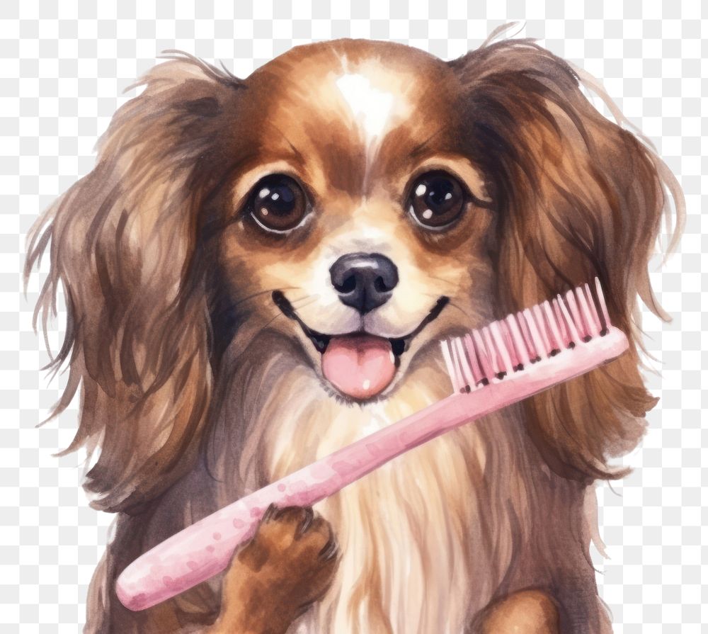 PNG Dog animal toothbrush mammal. 