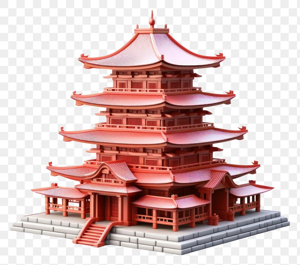 PNG Jajapan landmark architecture building pagoda. AI generated Image by rawpixel.