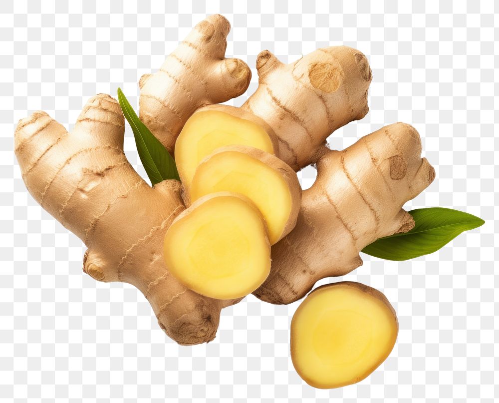 PNG  Ginger ginger plant food. AI generated Image by rawpixel.