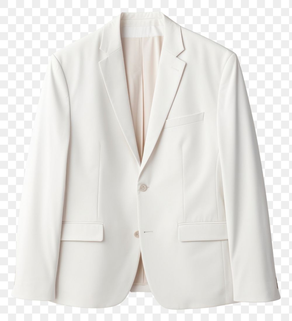 PNG A blank white blazer suit jacket white background coathanger. AI generated Image by rawpixel.