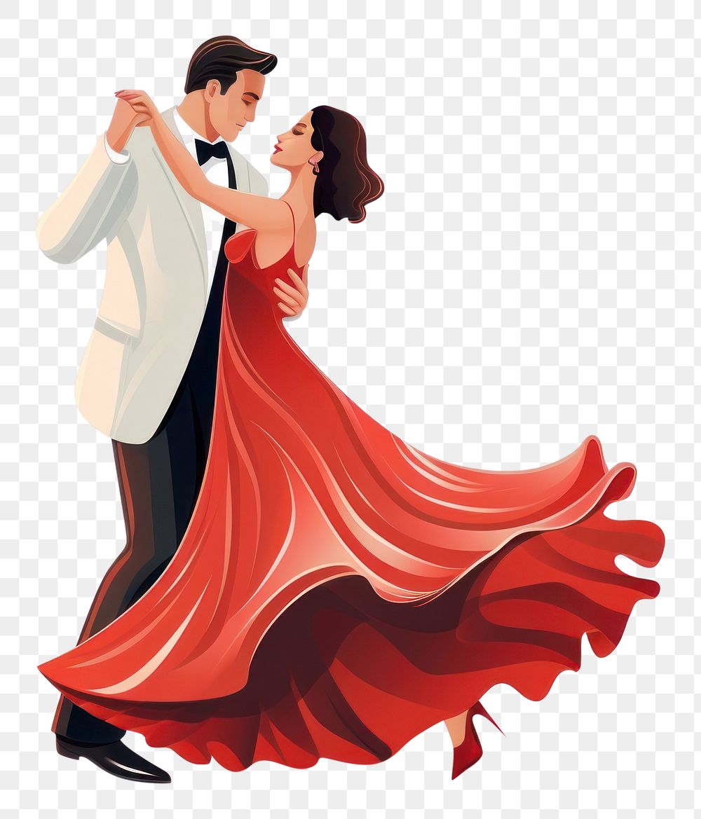 PNG  Flat icon illustration a ballroom dance dancing wedding tango. AI generated Image by rawpixel.