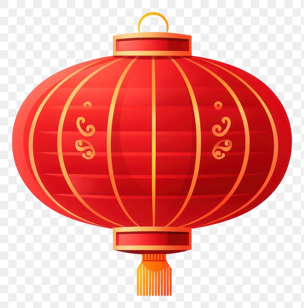 PNG  Chinese red lantern celebration xiaolongbao decoration. AI generated Image by rawpixel.