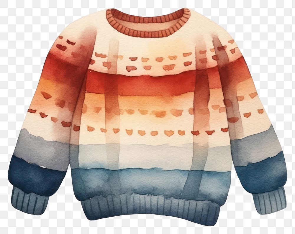 PNG Sweater sweatshirt white background outerwear. 