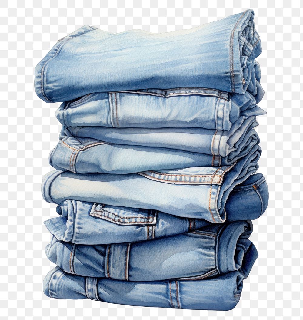 PNG Jeans denim clothing textile. 