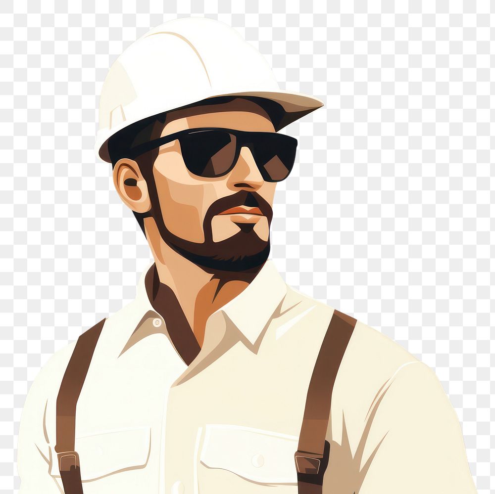 PNG A male engineer hardhat helmet adult. AI generated Image by rawpixel.