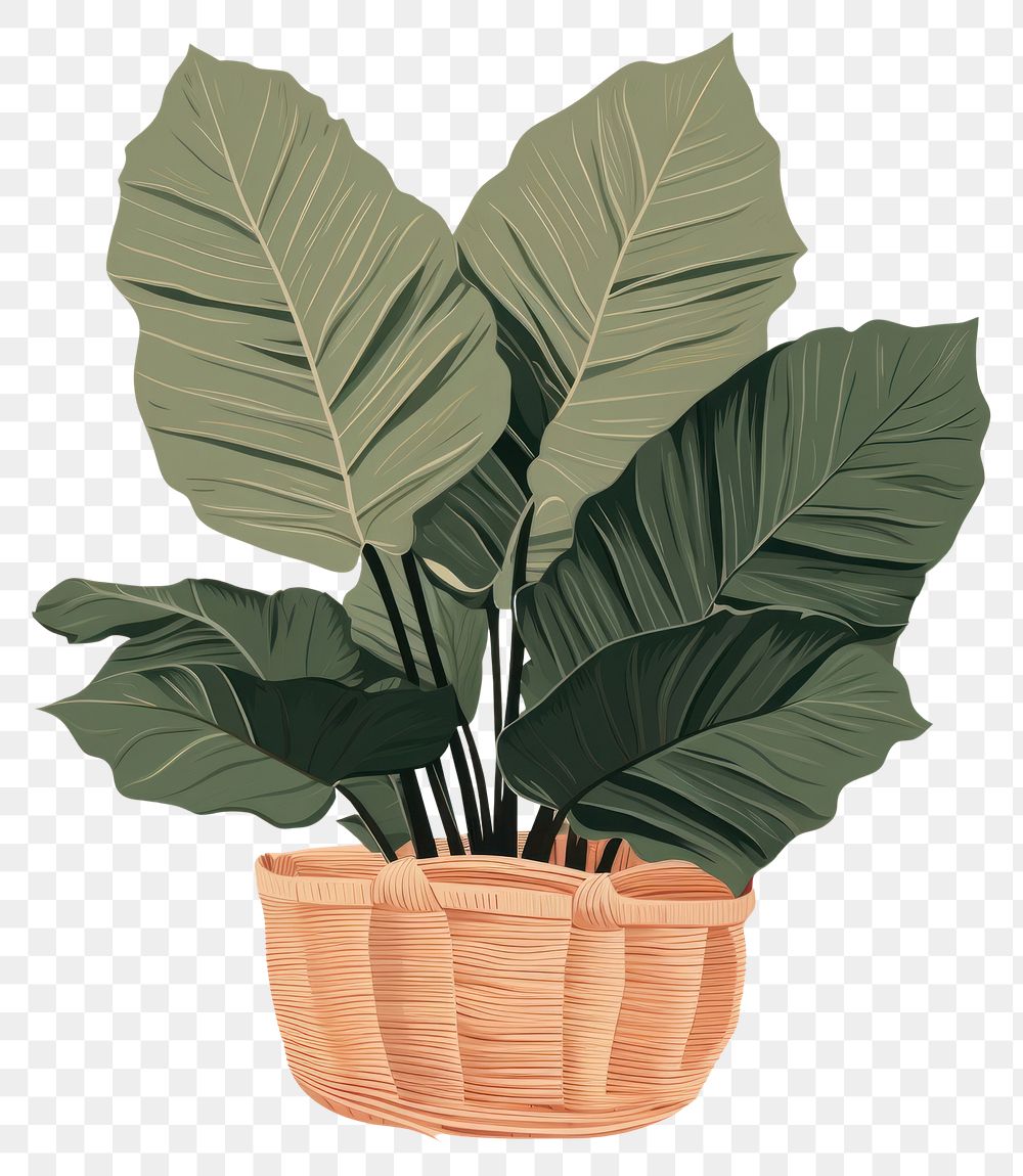 PNG Ruffled leaf palm plant accessories houseplant. AI generated Image by rawpixel.