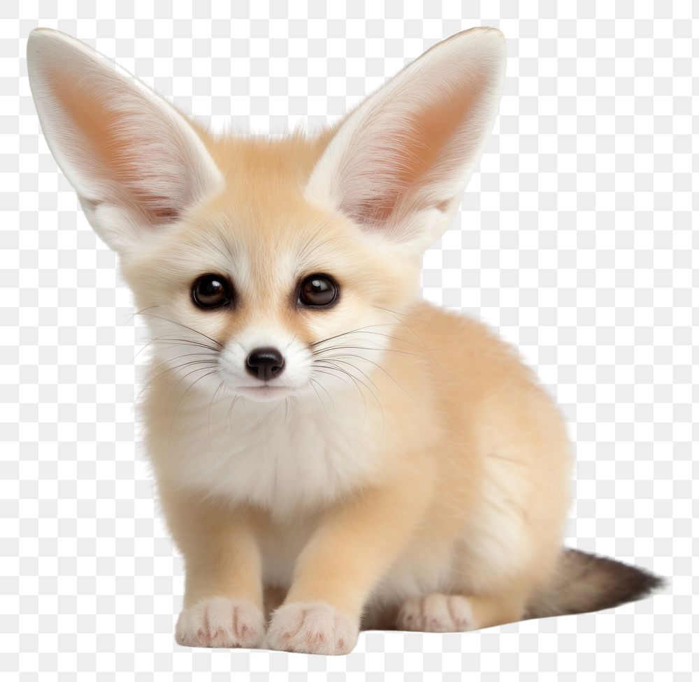 PNG Fennec fox mammal animal cute. AI generated Image by rawpixel.