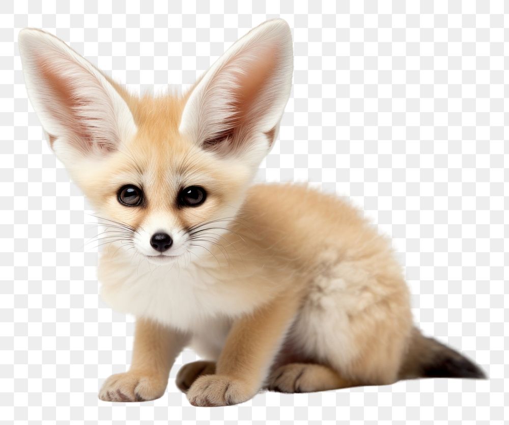 PNG Fennec fox wildlife animal mammal. 