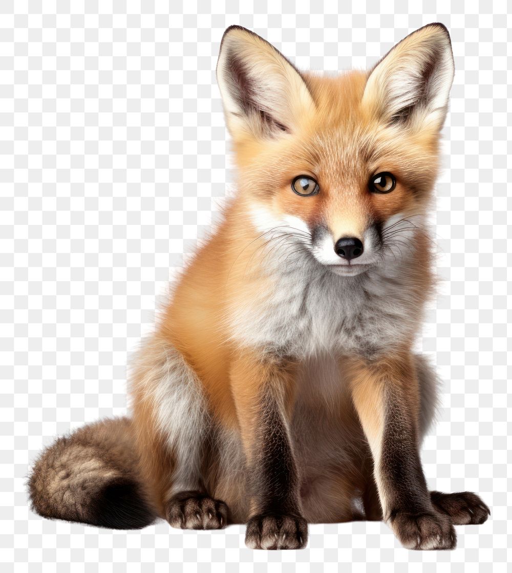 PNG Wild fox wildlife animal mammal. AI generated Image by rawpixel.