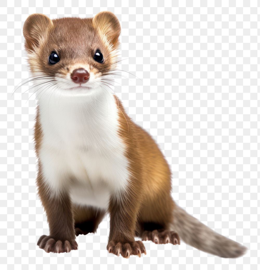 PNG Wild stoat wildlife animal mammal. AI generated Image by rawpixel.