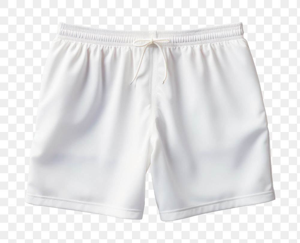 PNG Blank white men shorts swimsuit clothing fashion apparel. 