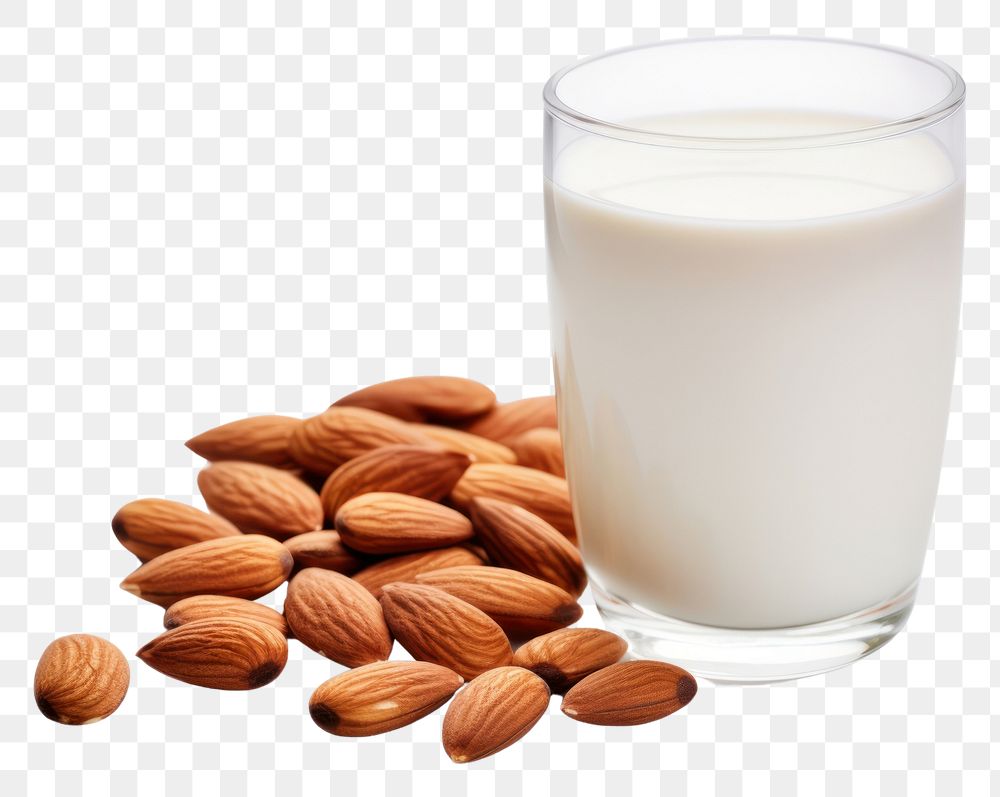 PNG Almond milk dairy food. Premium PNG rawpixel