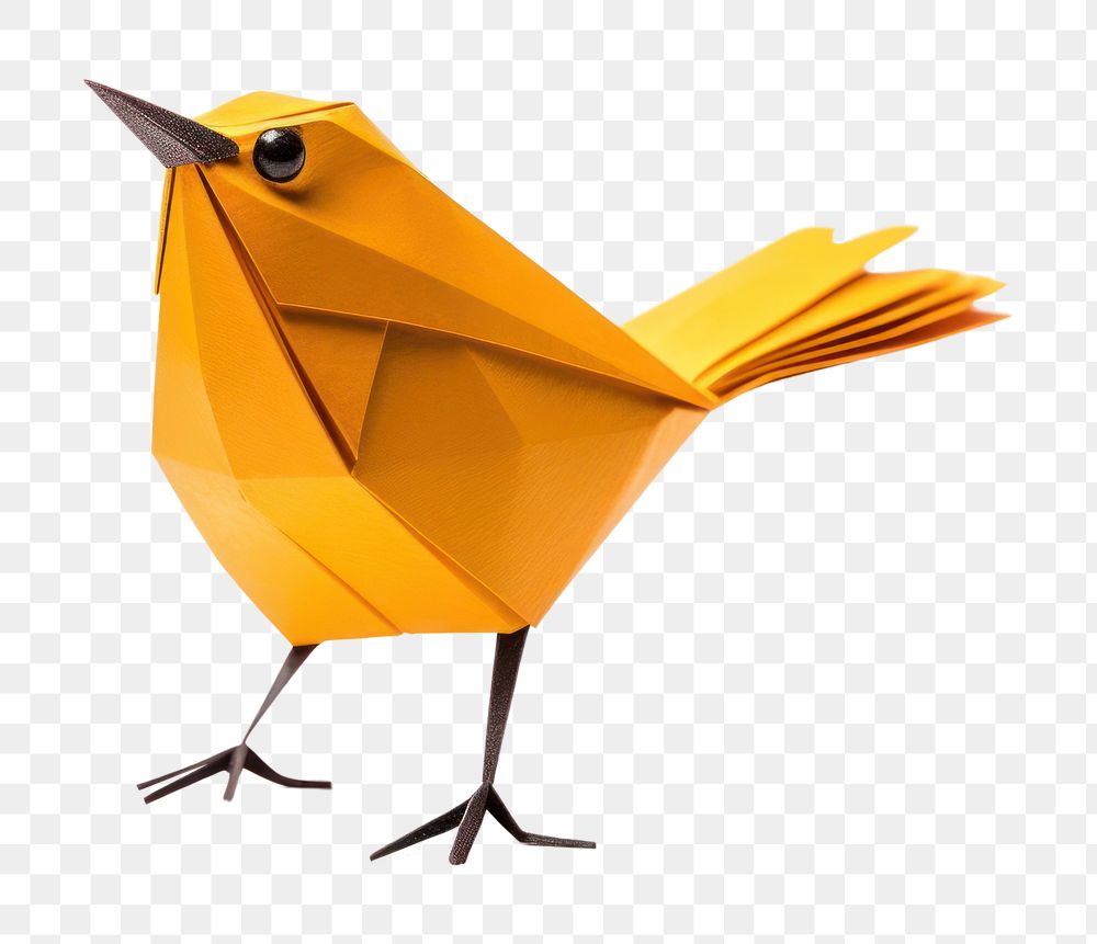 PNG Paper craft origami bird animal. 