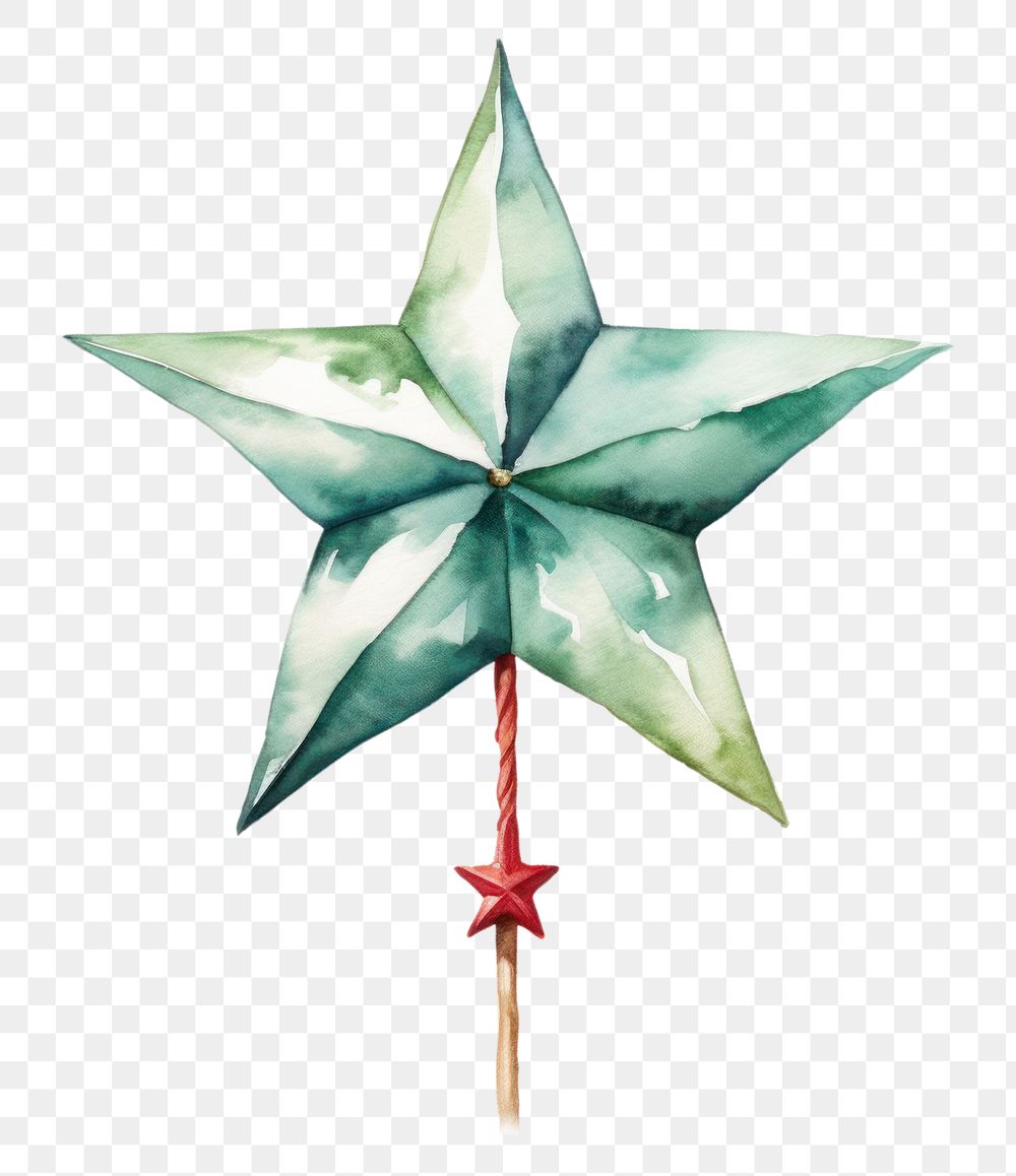 PNG Star tree topper christmas plant leaf. AI generated Image by rawpixel.