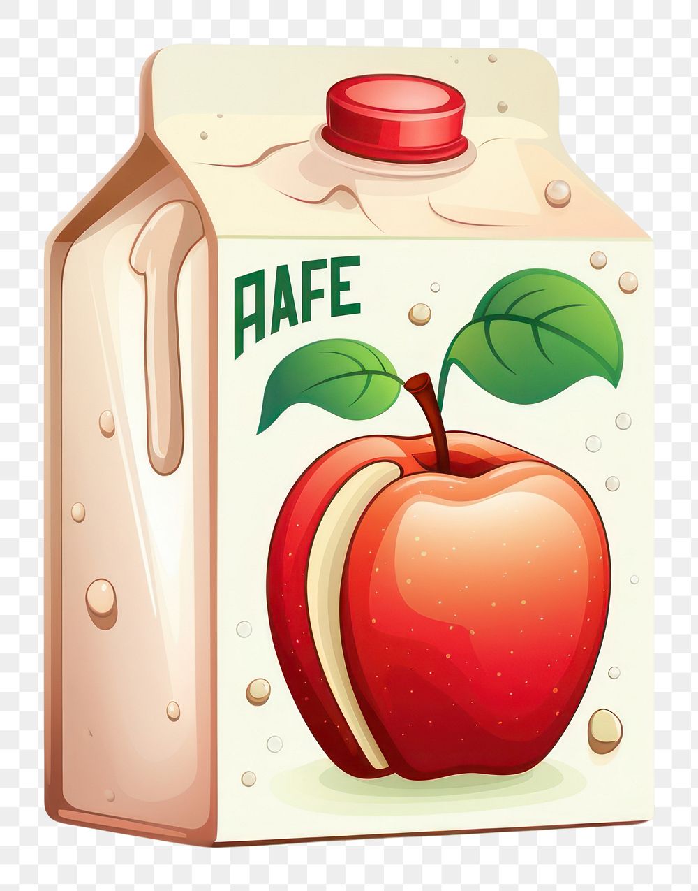 PNG Apple juice box fruit plant food. AI generated Image by rawpixel.