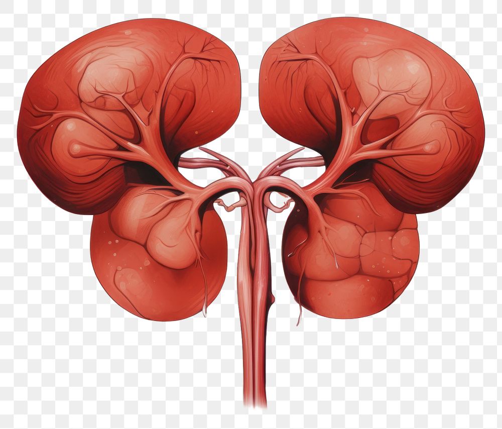 PNG Kidney illustration drawing heart medical. AI generated Image by rawpixel.