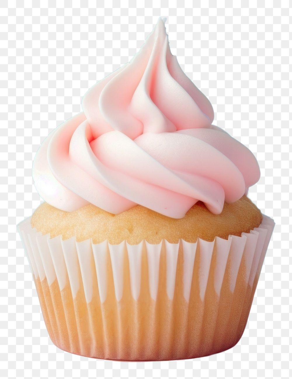 PNG A cupcake dessert cream food. AI generated Image by rawpixel.