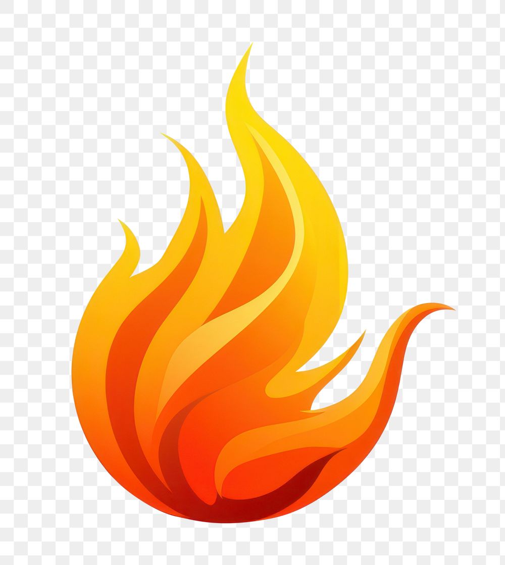 PNG Fire flame white background creativity glowing. AI generated Image by rawpixel.